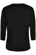 NINA T-SHIRT 3/4 SLEEVE BLACK
