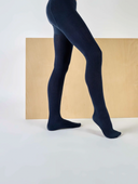 NKNPANTYHOSE RIB 2P - DARK SAPPHIRE