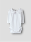 NBFFELIA LS BODY - BRIGHT WHITE