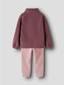NMFSPEKTRA FLEECE COMBI SET ROSE BROWN