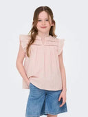 KOGCAMILLE S7L SHIRT WVN MAUVE CHALK