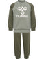 HMLHUMMING CREWSUIT DUSTY OLIVE