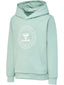 HMLCUATRO CIRCLE HOODIE - BLUE SURF
