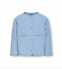 KMGROSALINA QUILTED JACKET OTW - SOFT CHAMBRAY