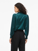 VILUTTO L/S FRILL SHIRT - PONDEROSA PINE