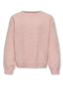 KOGSHELDO NORDIC LIFE LS O-NECK KNT SILVER PINK/MELANGE