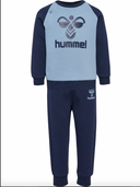 HMLHUMMING CREWSUIT DARK BLUE/CLEAR BLUE