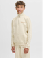 JORNORREBRO EMB SWEAT HIGH NECK JNR ANTIQUE WHITE