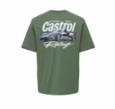 OSJCASTROL RLX SS LIC TEE - CASTOR GRAY/SUPERCAR