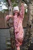 HEILÅRSREGNDRESS HAGL - ROSA KRYSTALL