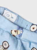 NBMKAR PANT CHAMBRAY BLUE