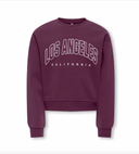 KOGSWEAT LS CREW OVZ STAT SWT - MAUVE WINE