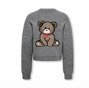 KOGTEDDY L/S PULLOVER KNT - MEDIUM GREY MELANGE