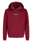 JORNORREBRO EMB SWEAT HOOD JNR - TIBETAN RED