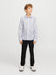 JJAXEL PRINT SHIRT JNR WHITE
