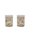 2 PACK GLITTER CUPS LEMON