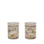 2 PACK GLITTER CUPS LEMON