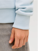 JJECALEB VARSITY SWEAT HOOD JNR - CELESTIAL BLUE