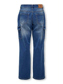 KOGSAFARI MISSOOURI HW STR CARGO MEDIUM BLUE DENIM