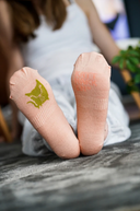 ULLSOKK 3PK MED MØNSTER - KJÆRLEIK