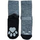 ULLSOKK ANTISKLI GRÅ MELERT