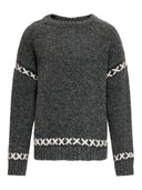 KOGAMANDA LIFE LS O- NECKDETAIL CS KNIT