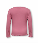 KMGTRINNY SLD LS ONECK TOP JRS - HEATHER ROSE