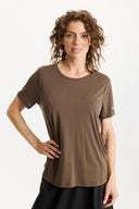 NINA T-SHIRT - BROWN