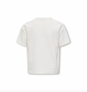 KOGBILLIE SS LOOSE TEDDY TOP - CLOUD DANCER/LAZY