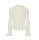 YASNUMA LS KNIT CARDIGAN BIRCH