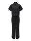 KOGSARAH LONG SATIN NIGHTWEAR SET BLACK