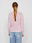 VIDALO O-NECK L/S KNIT TOP WINSOME ORCHID