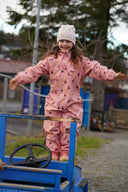 HEILÅRSREGNDRESS HAGL - ROSA KRYSTALL