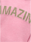 KOGAMOUR LS ONECK PULLOVER KNIT -  SEA PINK AMAZING/MERMAID