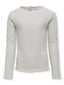 KOGIDOL LIFE LS O-NECK GLITTERTOP CS JRS SILVER GLITTER