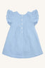 DRESS HCKATINKA DOBBY MOUSSELIN CLOUD BLUE