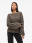 VIMARLEY L/S KNIT PULLOVER - FALCON/MELANGE