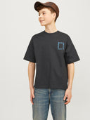 JORBROOKLYN GRAPHIC BACK TEE BLACK
