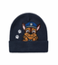 NMMJAGUAR PAW KNITHAT - NAVY BLAZER