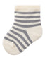 NBMELOVE STRIPE SOCK LIL SILVER FILIGREE