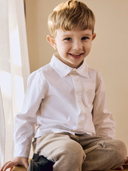 NMMFESHIRT LS SHIRT - BRIGHT WHITE