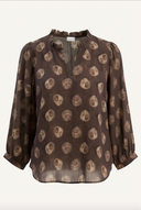 GRY BLOUSE - BROWN