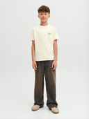 JORGREENE BRANDING TEE JNR - ANTIQUE WHITE