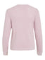 VIDALO O-NECK L/S KNIT TOP WINSOME ORCHID