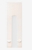 NKFWAKMA WOOL CABLE PANTYHOSE - SNOW WHITE