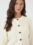 YASJOHI LS WOOL KNIT CARDIGAN - PRISTINE
