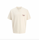 JORNORREBRO TYPO TEE SS CREW NECK SN JNR - ANTIQUE WHITE