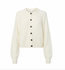 YASJOHI LS WOOL KNIT CARDIGAN - PRISTINE