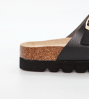 SARTANO QUATTRO SANDAL BLACK