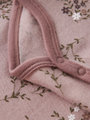 NBFWILLOW WOOL LS BODY - SHADOW GRAY/LONG FLOWER